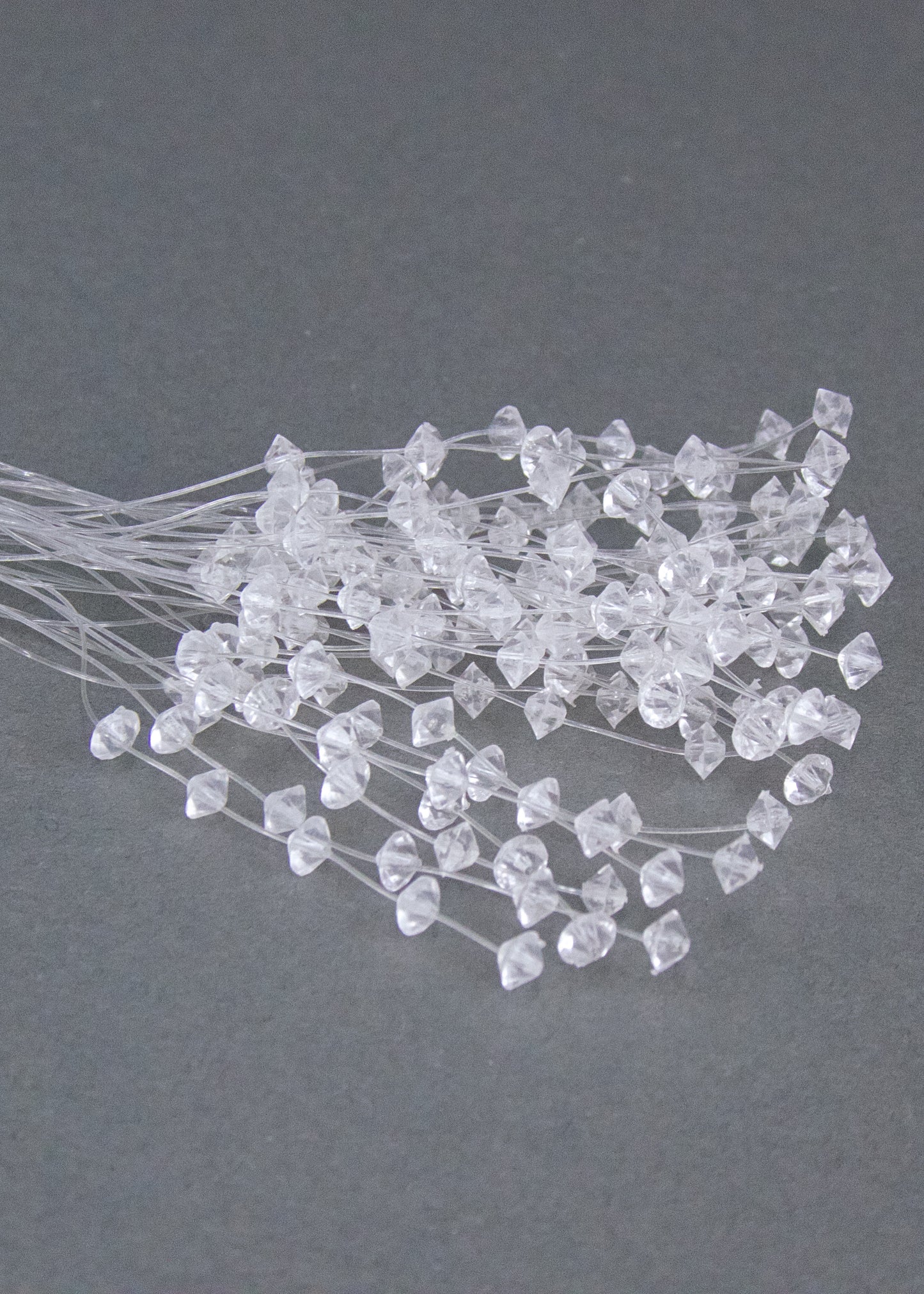 Petite Clear Beads on Wire Spray