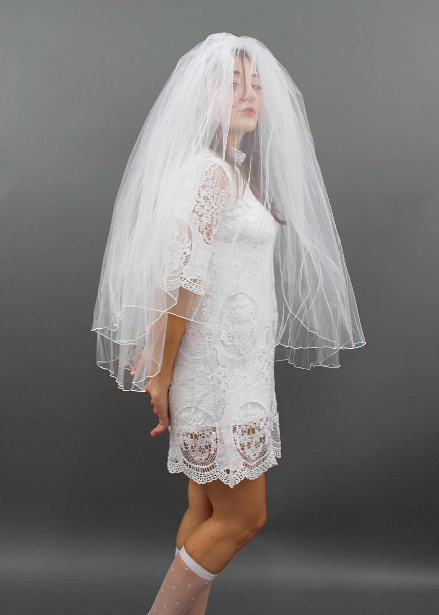 Diana Diamond White Veil