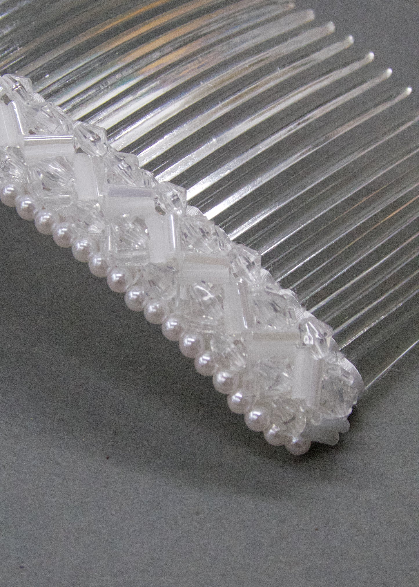 Crystal Beaded Bridal Comb