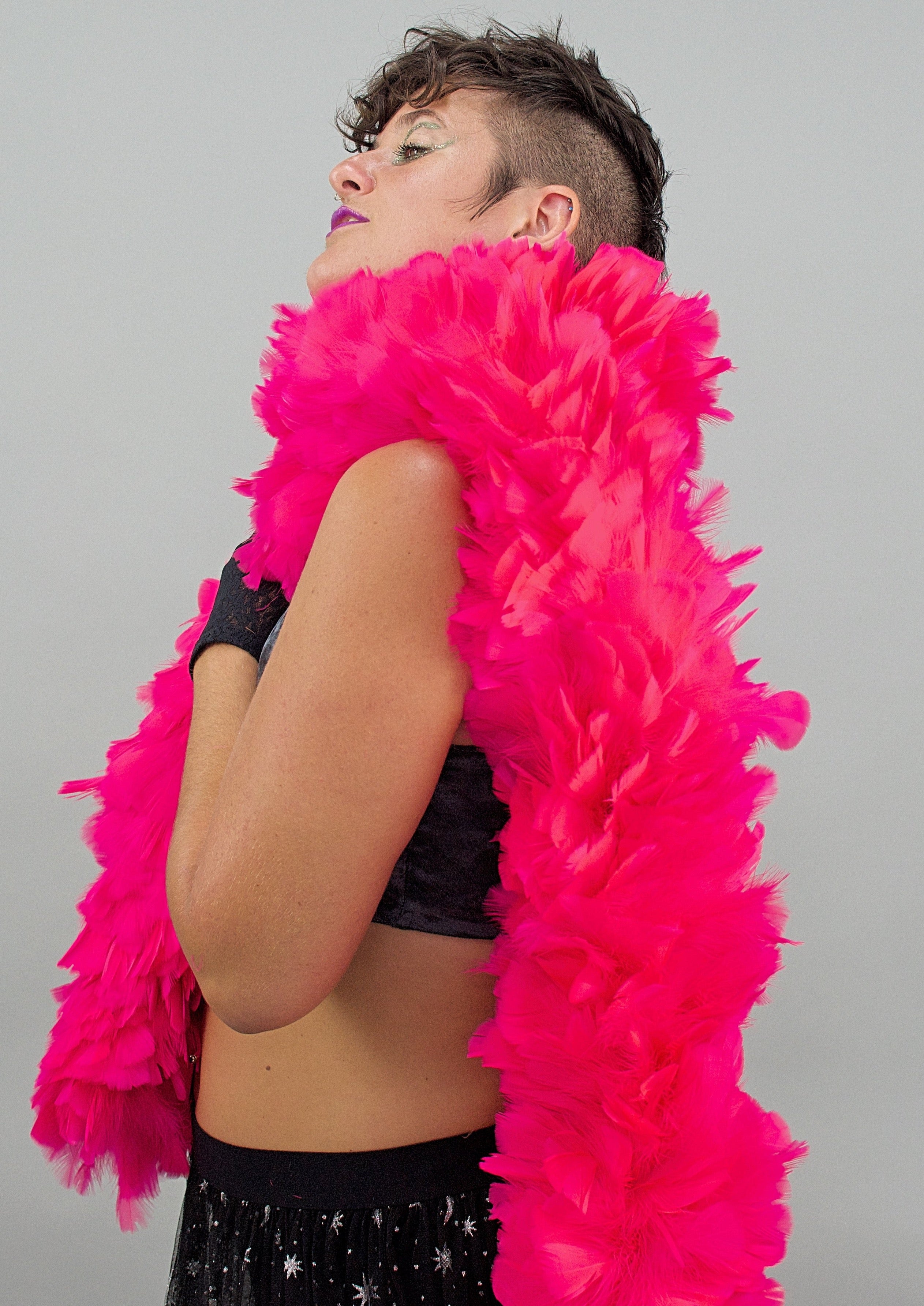 The Barbie Hot Pink Turkey Feather Boa