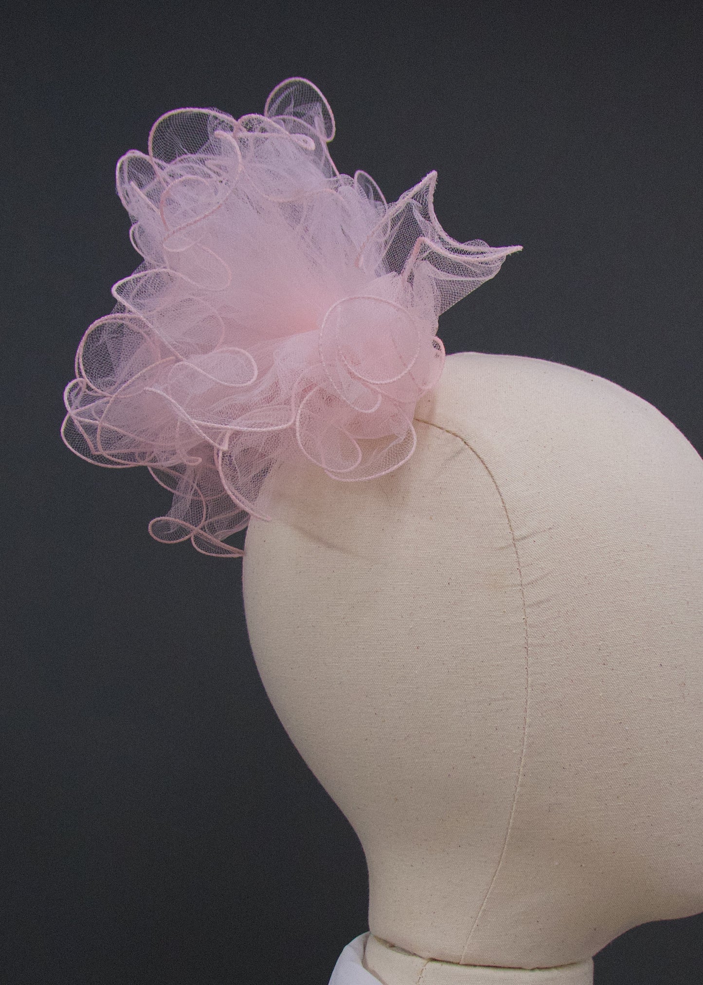 Soft Pink Tiffany Pouf Veil