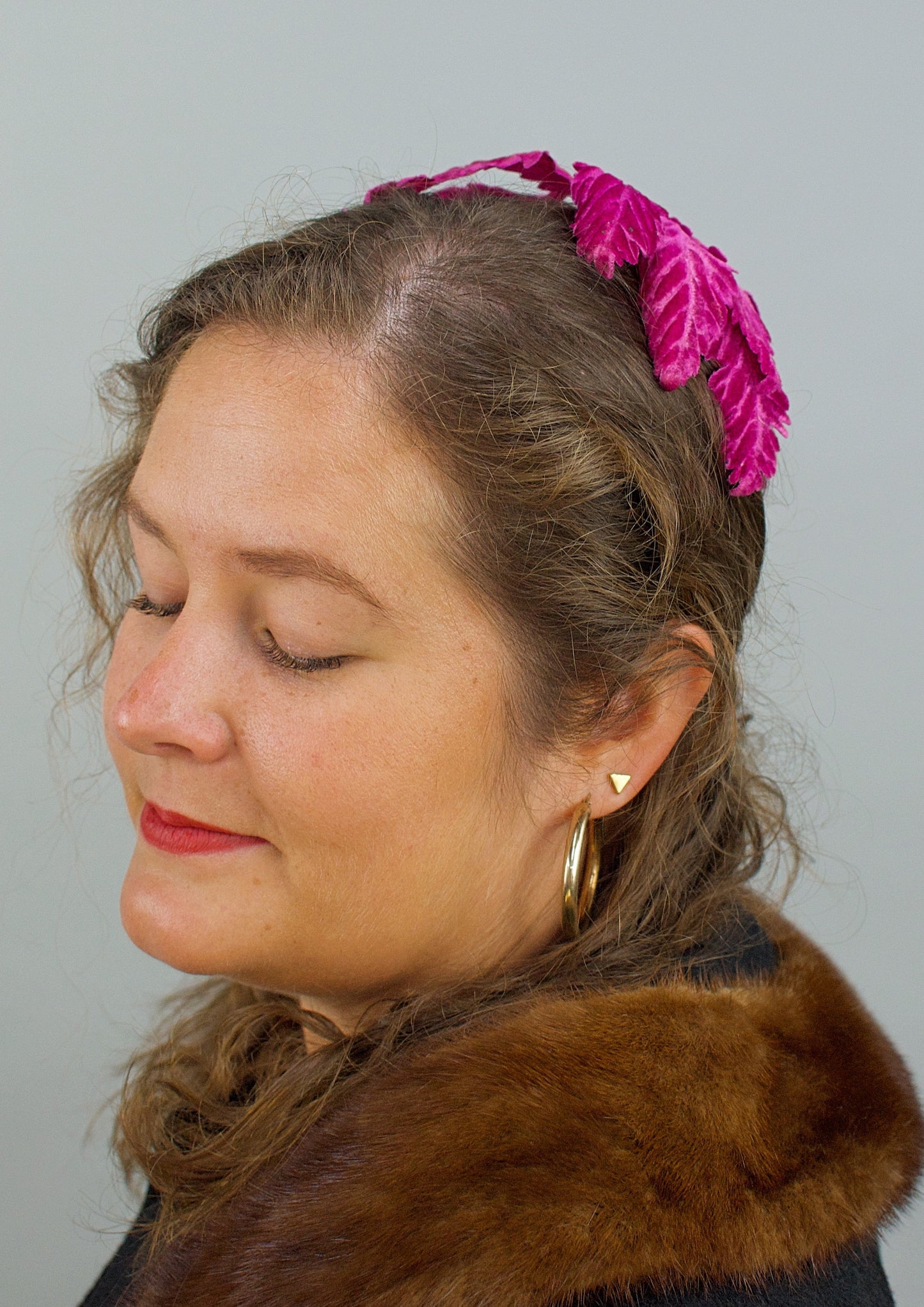 Draping Leaves Hairpiece, Multiple Colors