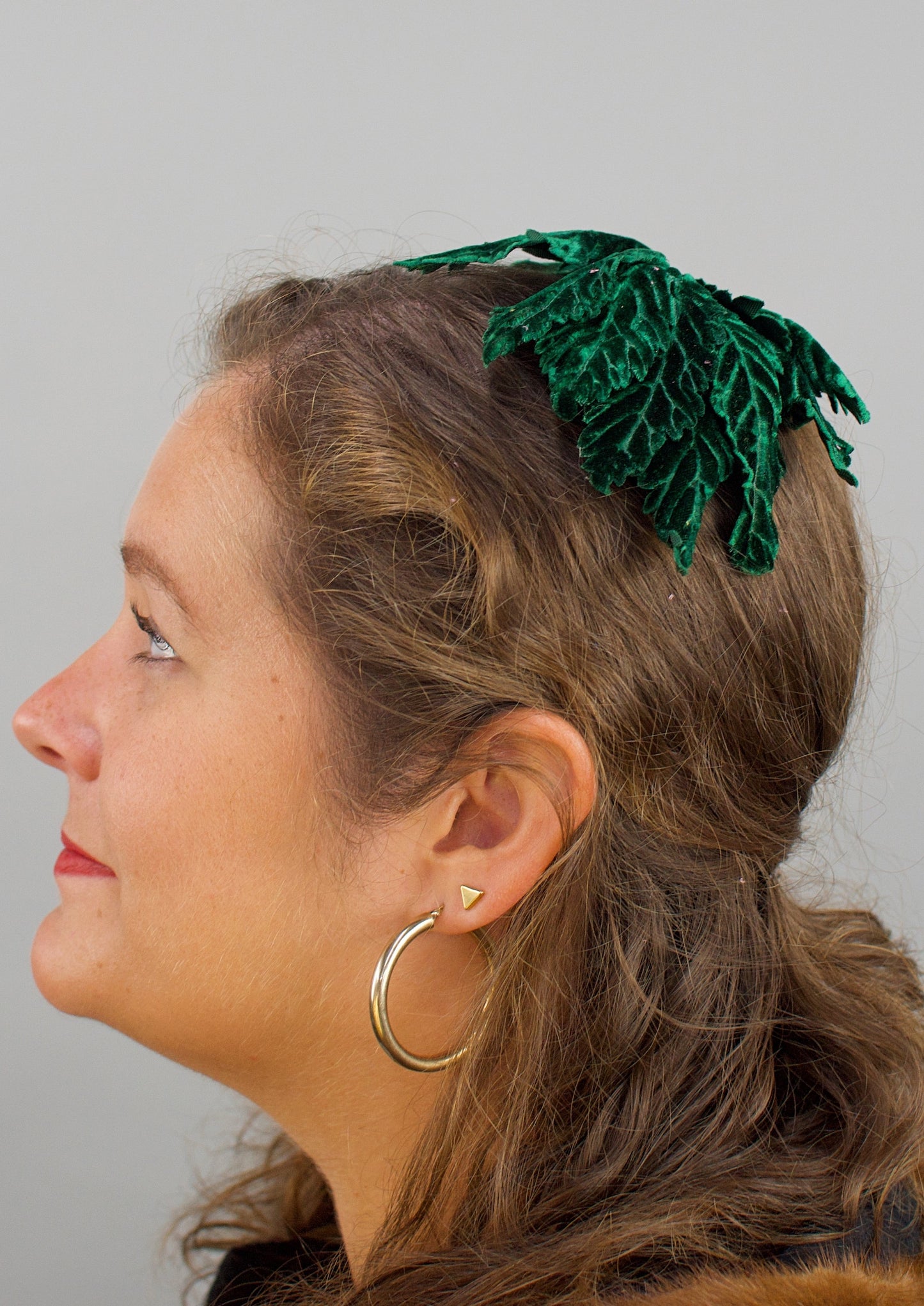 Draping Leaves Hairpiece, Multiple Colors