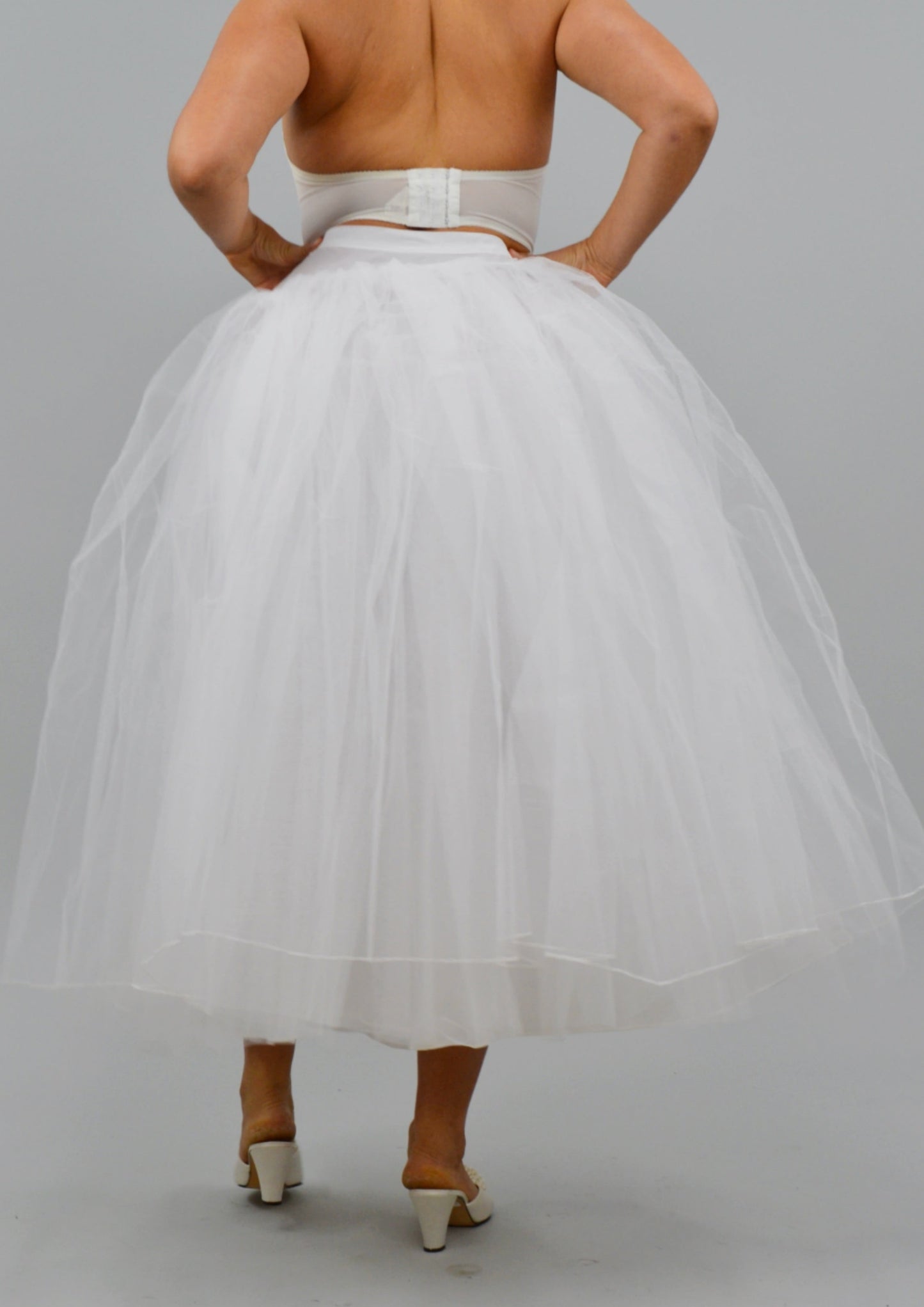 The Queenbess Tulle Bustle Petticoat Skirt