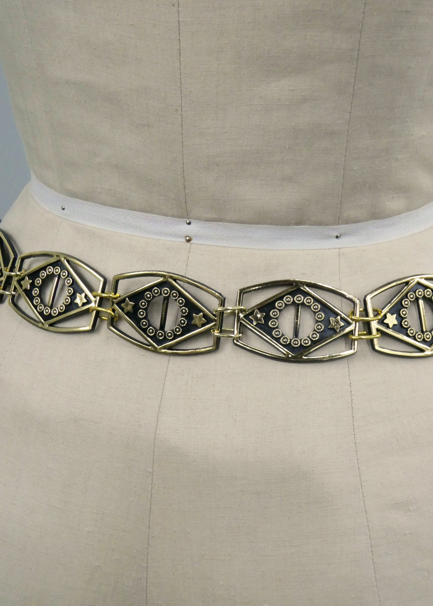 Helga Brandt Chain Belt, One Size Fits Most