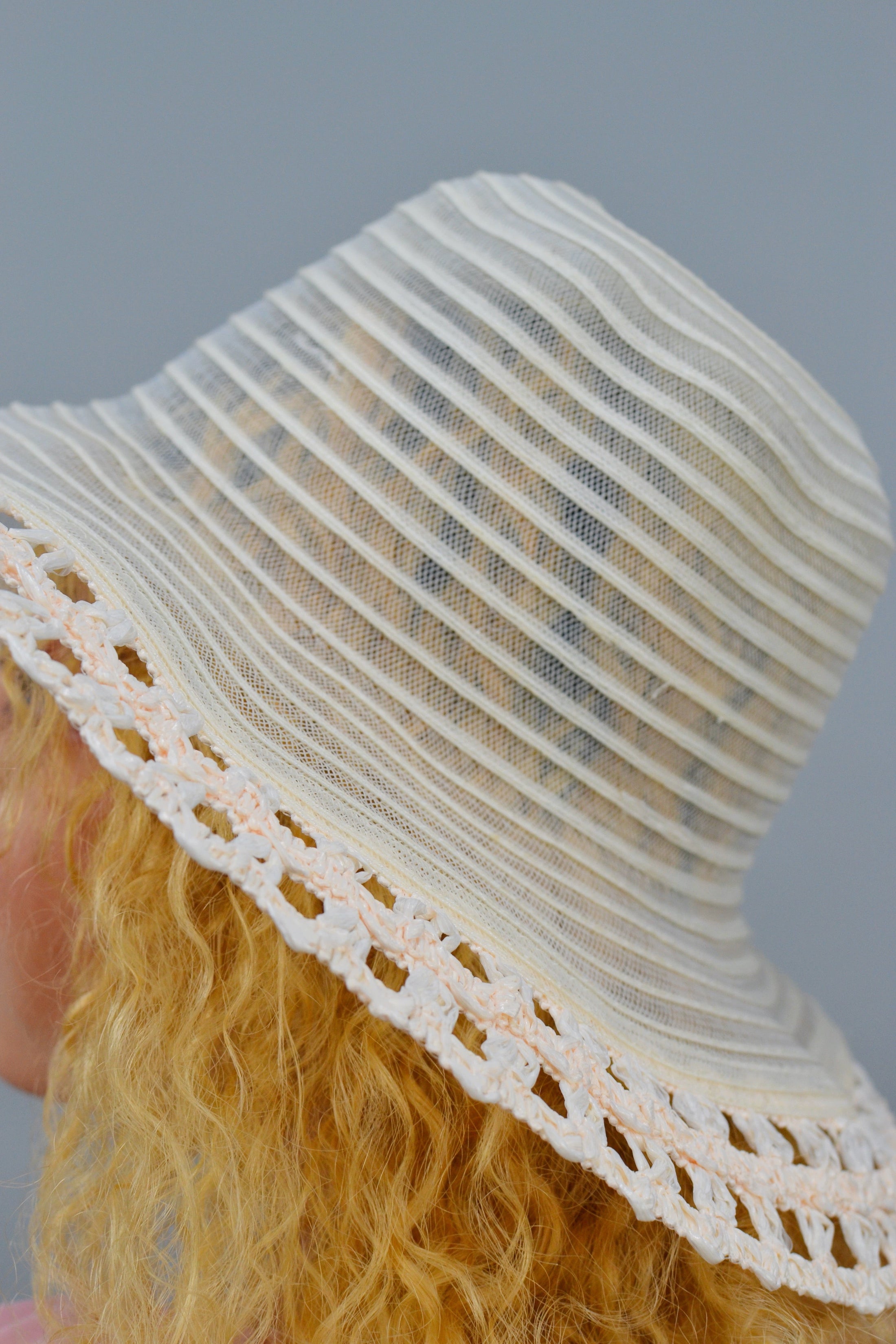 Lark Sheer Wicker Trim Straight Rim Hat – ShopJemme