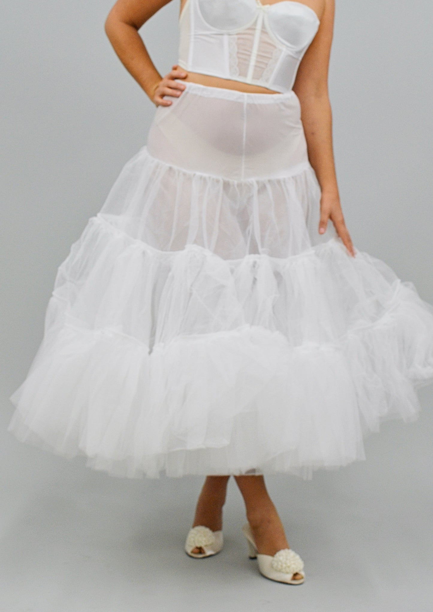 The Cecil Sheer Tulle Petticoat Skirt