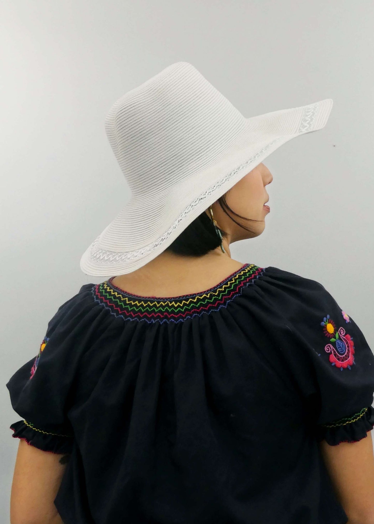 Desert Days White Wide Rim Hat